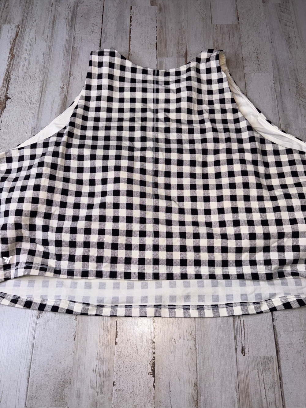 Old Navy Active Powerchill Light Support Black & White Built-in-bra Bra Plus 4x - Picture 11 of 12